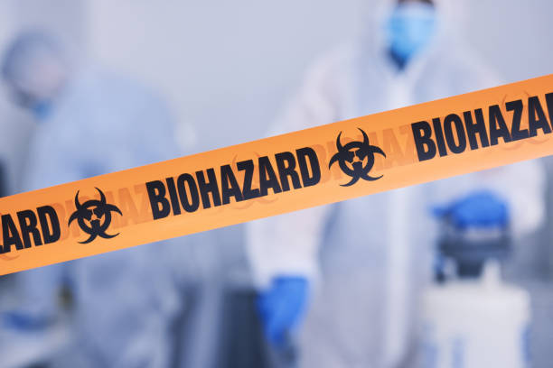 Professional Blood Cleanup technician working in Langlois, OR